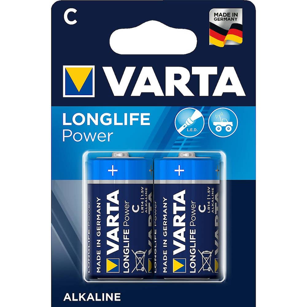 Varta Alkaliskt Batteri C/LR14 Longlife Power
