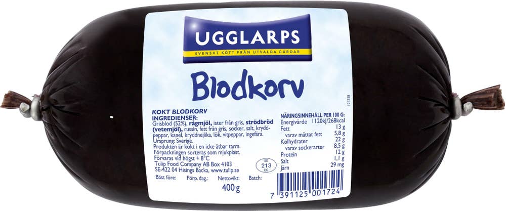 Ej sorterad Blodkorv Ugglarps