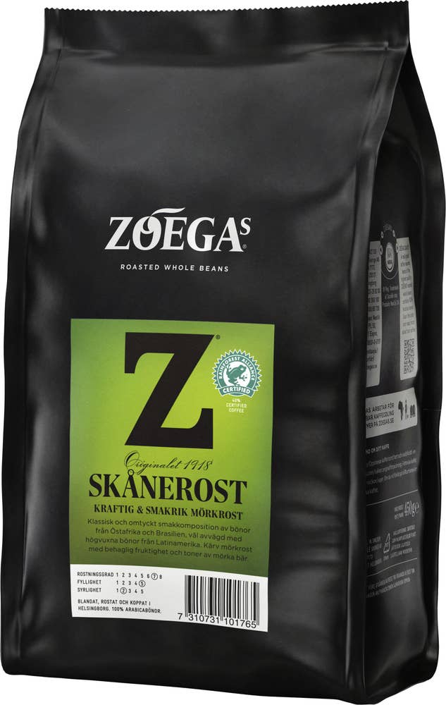 ZOÉGAS Kaffebönor Skånerost
