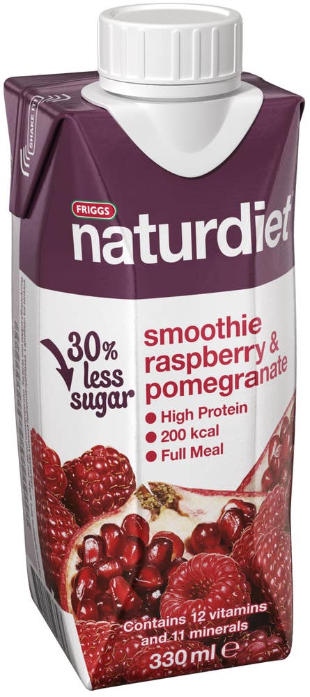 Naturdiet Smoothie Raspberry/Pomegranate Naturdiet