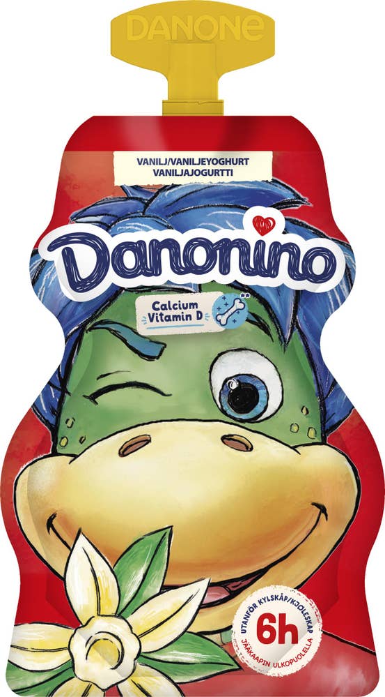 Danonino Klämmis Yoghurt Vanilj