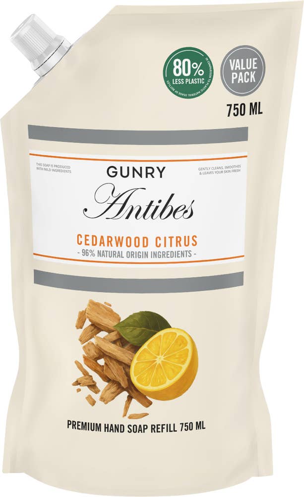 Gunry Flytande Tvål Refill Cedarwood Citrus
