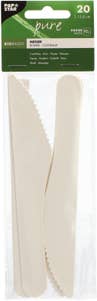 PAPSTAR Kniv Papper Vit