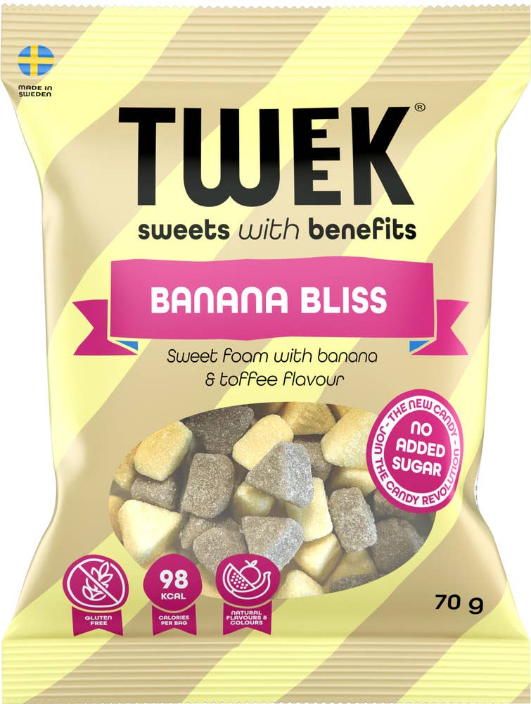 Godis Banana Bliss Utan Tillsatt Socker