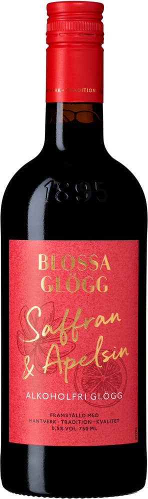 Blossa Glögg Saffran & Apelsin Alkoholfri 0,5%