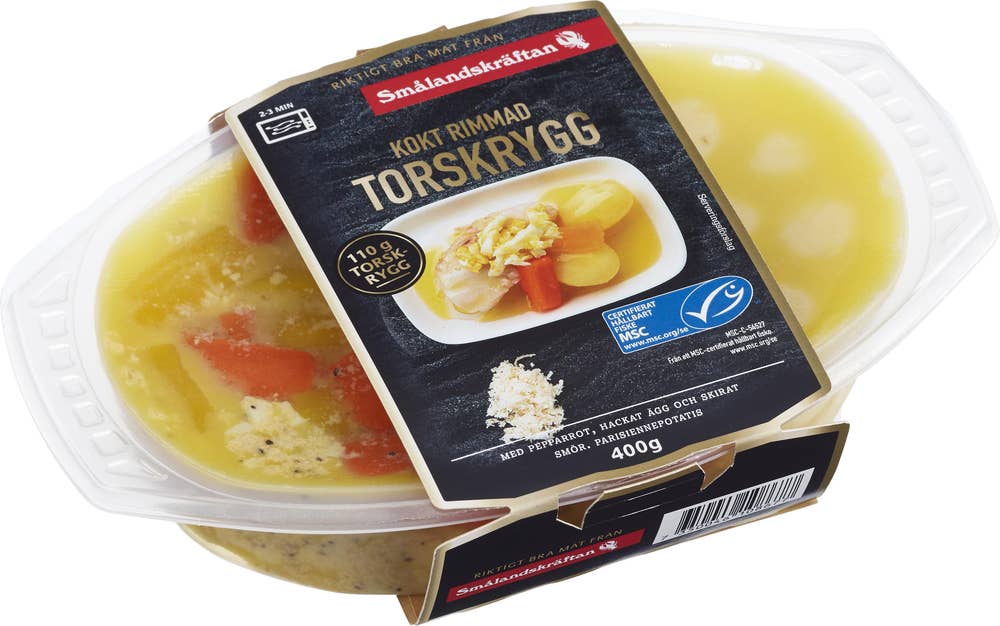 Smålandskräftan Kokt Rimmad Torskrygg MSC