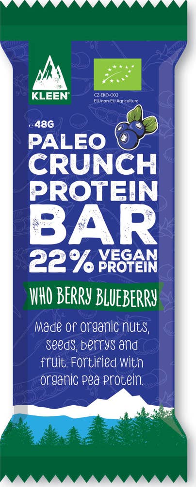 KLEEN Proteinbar Who Berry Blueberry EKO KLEEN