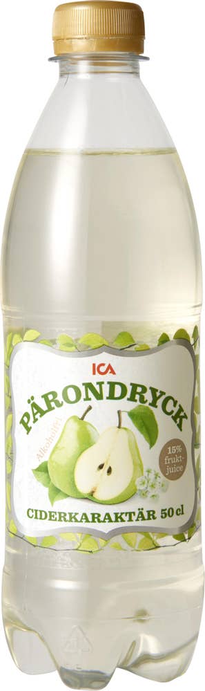 Ej sorterad Pärondryck med Ciderkaraktär Ica