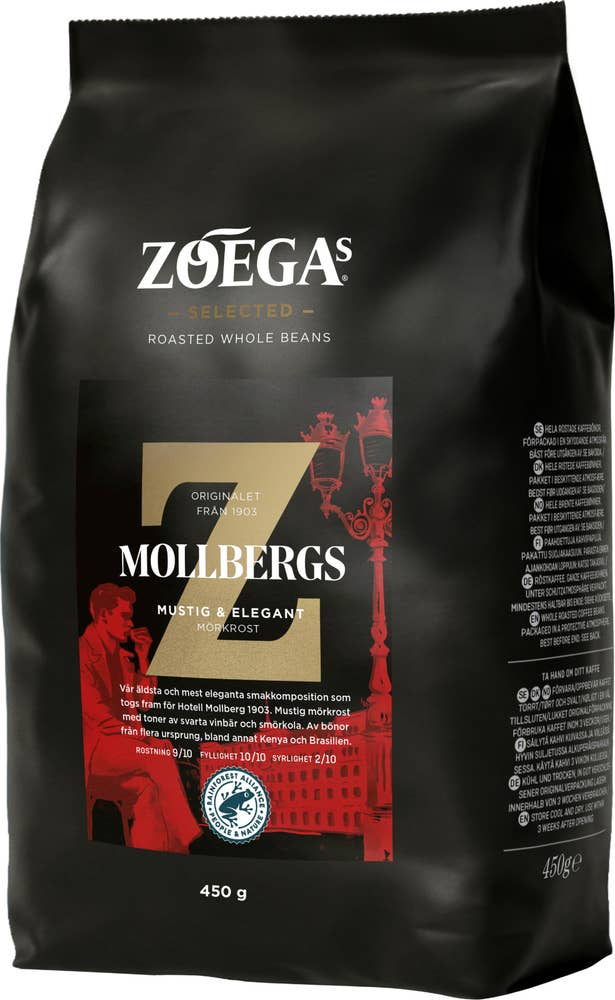 ZOÉGAS Mollbergs Blandning Hela Kaffebönor