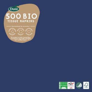 Duni Servett Blå 33x33cm