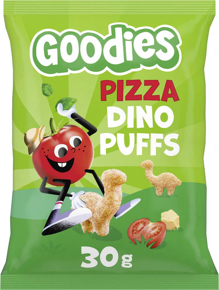 GOODIES Dino Puffs Pizza 3År