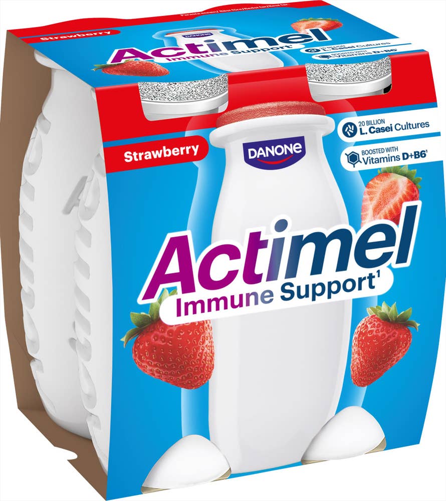 Actimel Drickyoghurt Jordgubb 4x100g