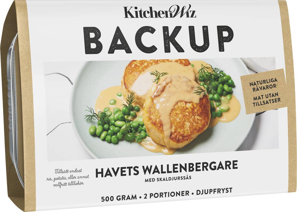Backup Havets Wallenbergare Fryst 2 portioner