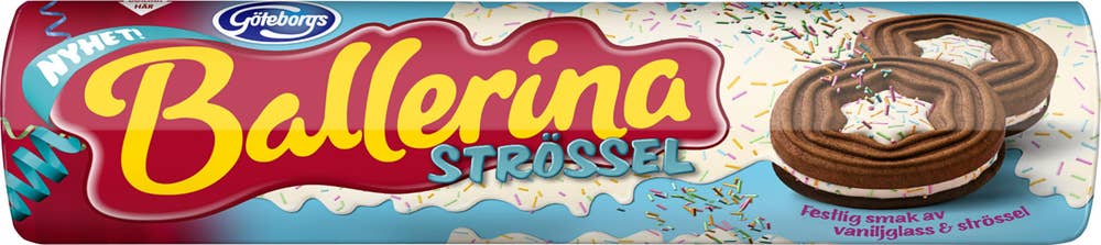 Göteborgskex Ballerina Strössel Göteborgs