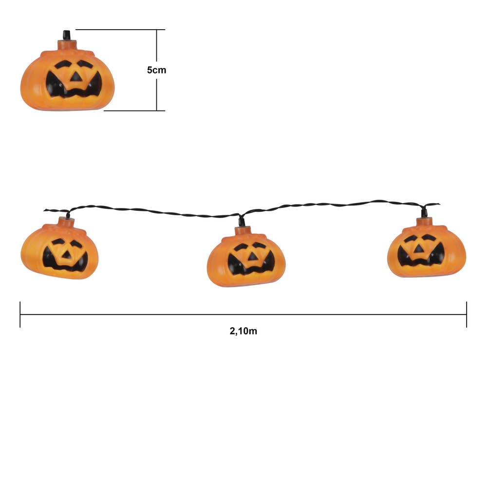Star Trading Ljusslinga Halloween Pumpor 210cm