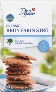 Dan Sukker Brun Farin Strö