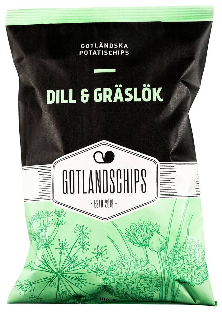 Gotlandschips Chips Dill & Gräslök