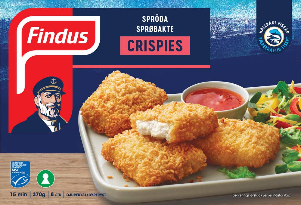 Findus Spröda Crispies Frysta MSC 8-p