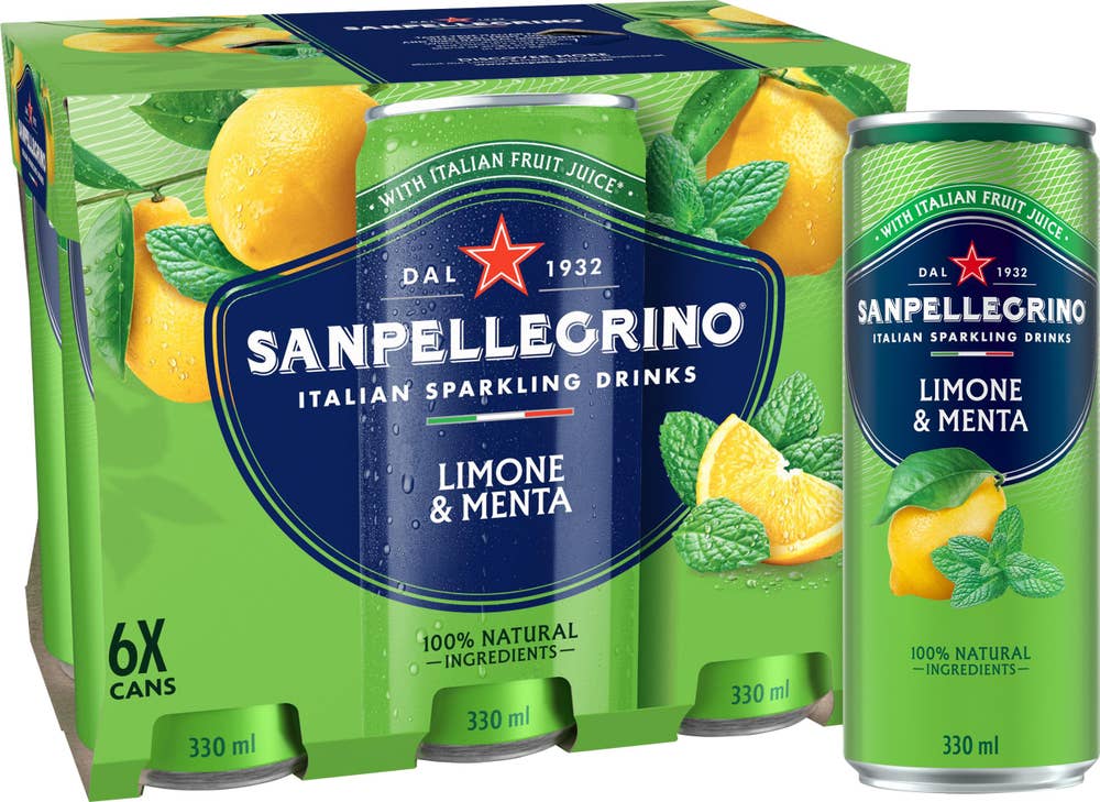 SanPellegrino San Pellegrino Limone & Menta 6x330ml