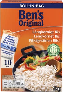 Ben's Original Ris Långkornigt Boil-in-Bag 8x125g