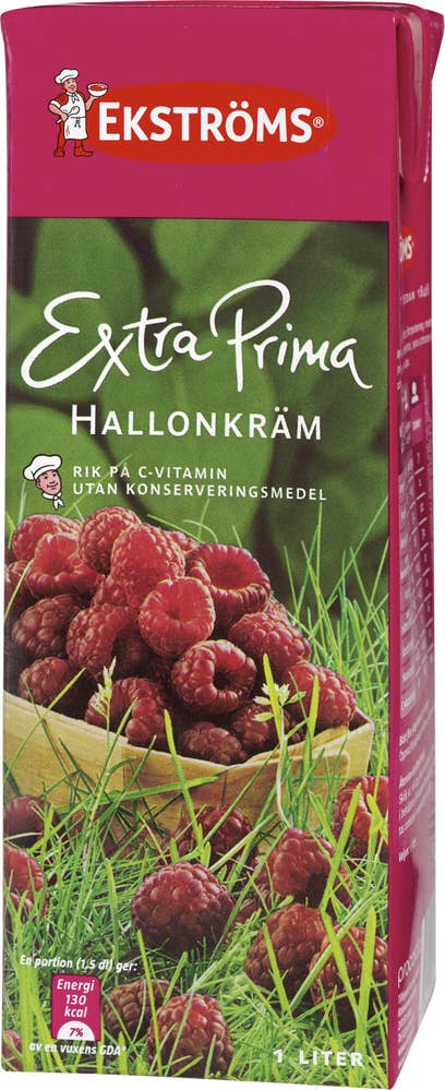Ekströms Hallonkräm Extra Prima 1L Ekströms