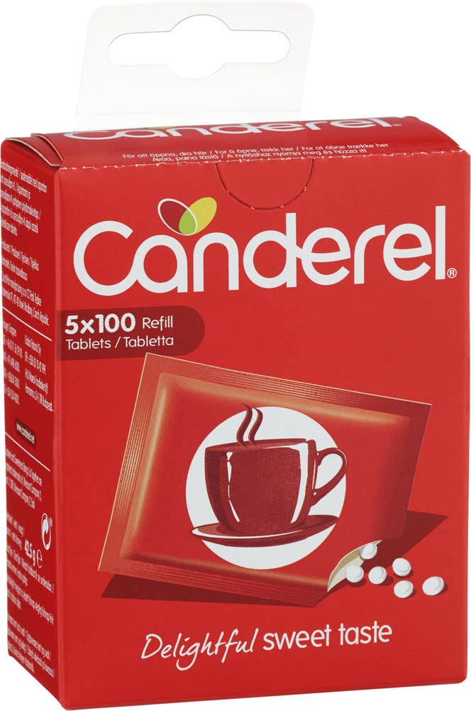 Ej sorterad Sötningsmedel refil 500-p Canderel