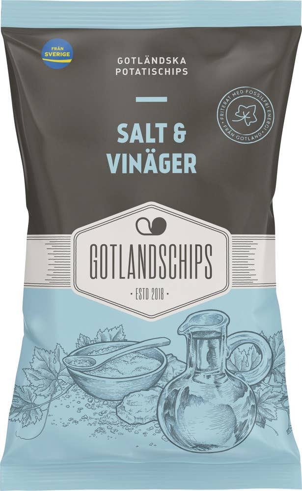 Gotlandschips Chips Salt & Vinäger