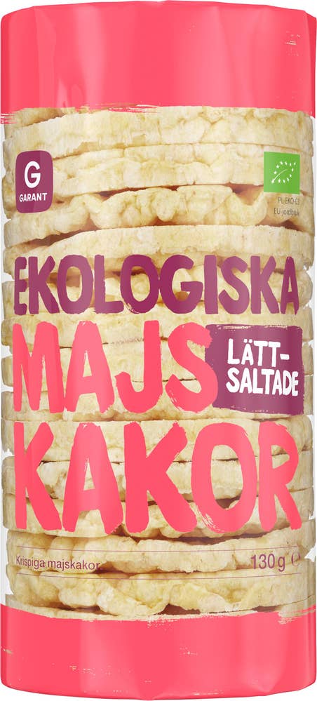 Garant Eko Majskakor Lättsaltade EKO