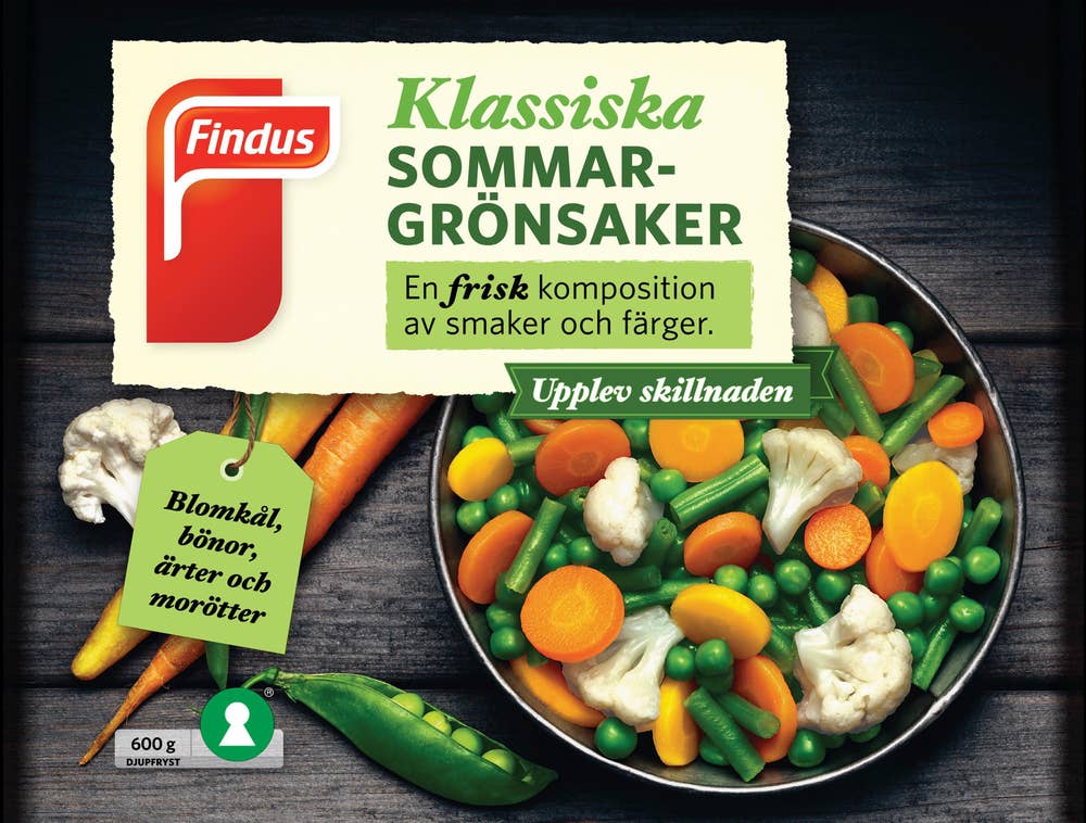 Findus Sommargrönsaker Fryst
