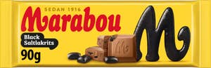 Marabou Mjölkchoklad Black Saltlakrits