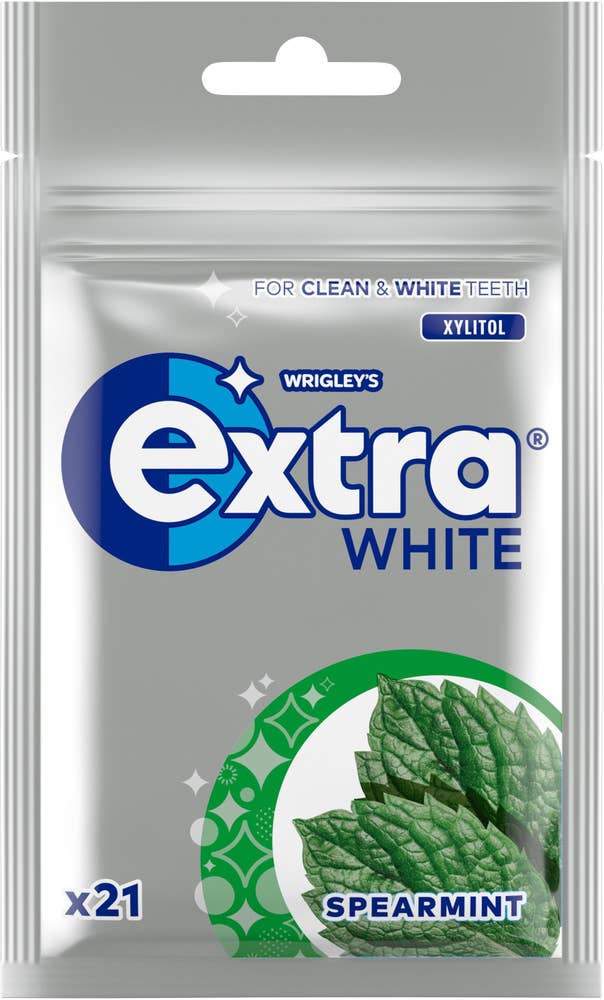 Tuggummi White Spearmint Sockerfri