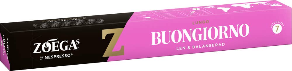 ZOÉGAS Lungo Buongiorno Kaffekapslar