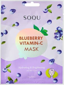 SOQU Blueberry Vitamin C Sheet Mask