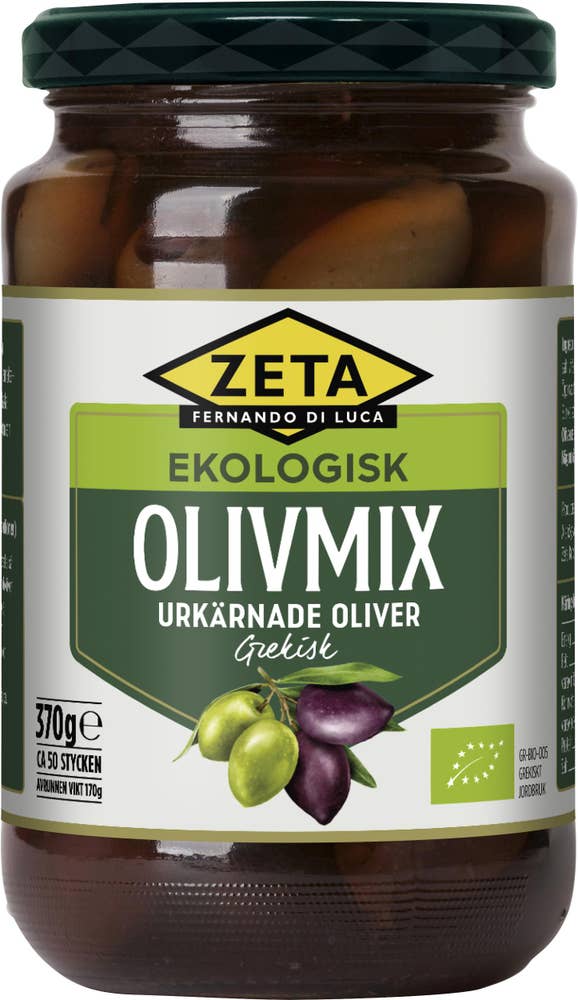 Zeta Grekisk Olivmix utan Kärnor