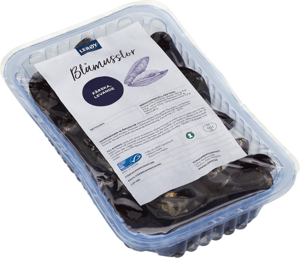 Leröy Blåmusslor Färska MSC Leröy