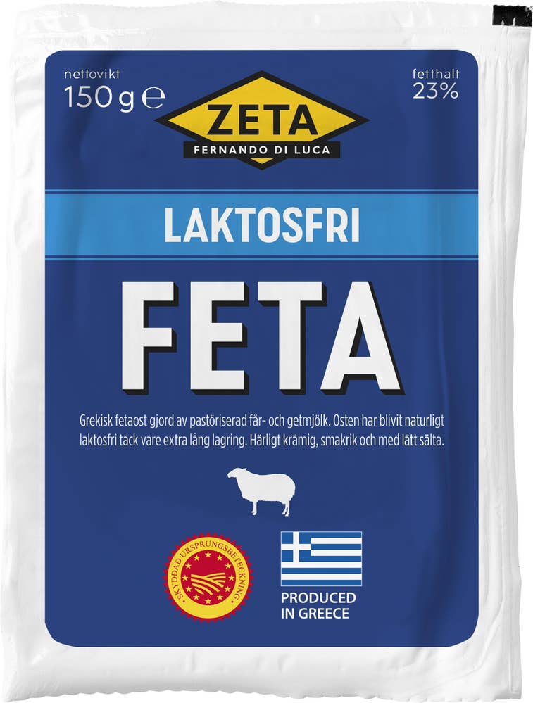 Zeta Fetaost Laktosfri