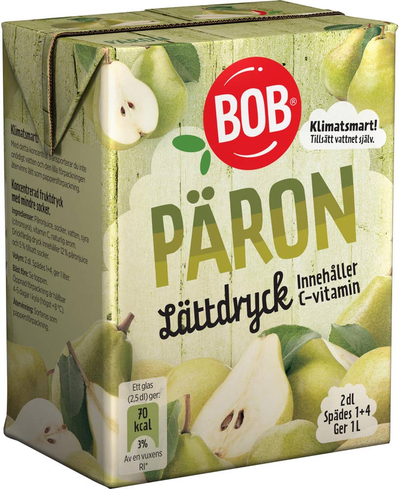 Bob Lättdryck Päron BOB