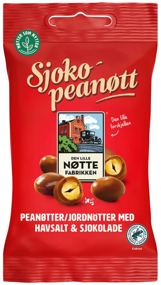 Den Lille Nøttefabrikken Jordnötter med Havssalt & Choklad