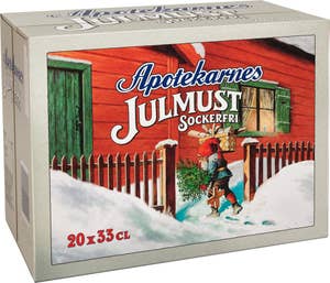 Apotekarnes Julmust Sockerfri Suitcase 20x33cl