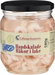 Lillängshamnen Handskalade Räkor i Lake MSC 240/580g