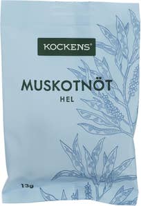 Kockens Muskotnöt Hel
