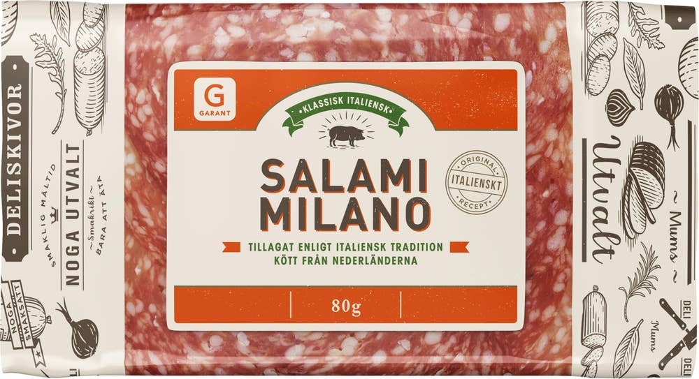 Garant Salami Milano Skivad