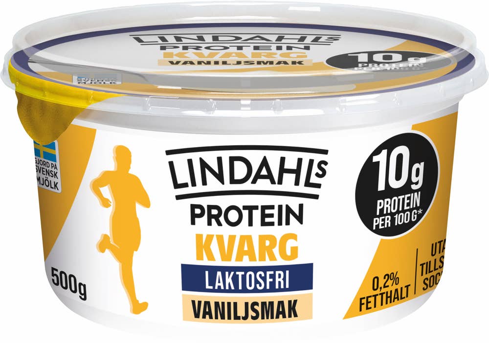 Lindahls Kvarg Vanilj 0,2% Laktosfri Utan Tillsatt Socker