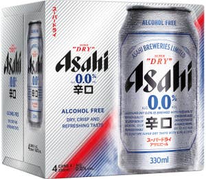 Asahi Super Dry Öl Alkoholfri 4x33cl