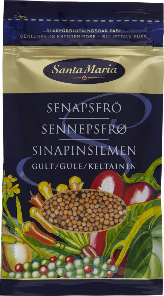 Santa Maria Senapsfrö Gult