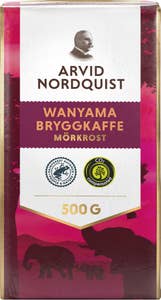 Arvid Nordquist Wanyama Bryggkaffe Mörkrost