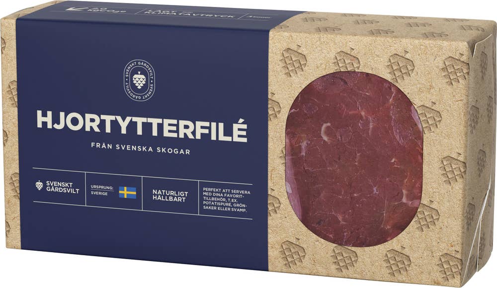 Svenskt Gårdsvilt Hjortytterfilé Fryst Svenskt Gårdsvilt