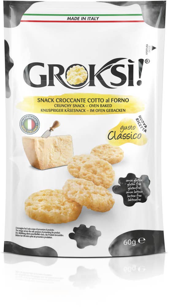 Groksi Parmesansnacks Ugnsbakade Groksi!