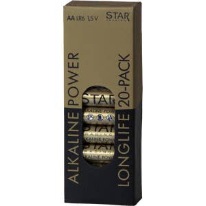 Star Trading AB Batteri AA 1,5V Longlife Alkaline Power