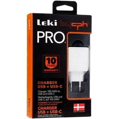Leki Denmark Laddare USB & USB-C 20W
